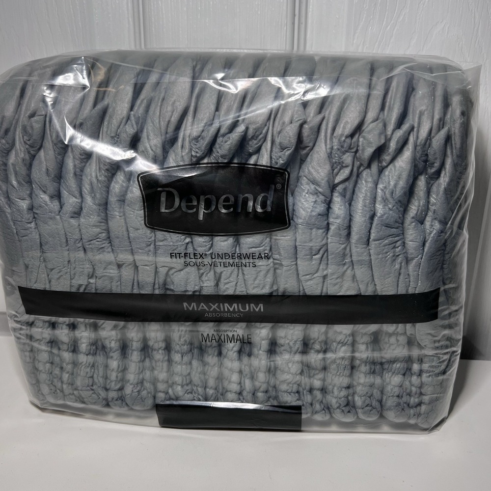 18-Depend FIT-FLEX Maximum Absorbency Incontinence Underwear for Men XL